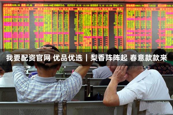 我要配资官网 优品优选｜梨香阵阵起 春意款款来